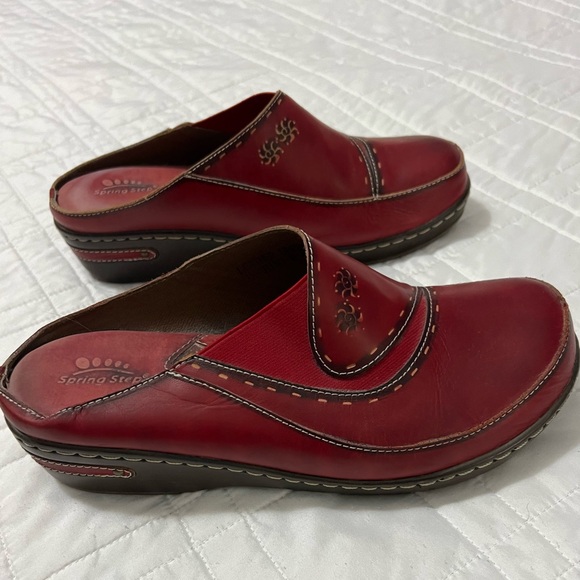 Spring Steps L’artiste open back clog, red, size 42 - Picture 3 of 4